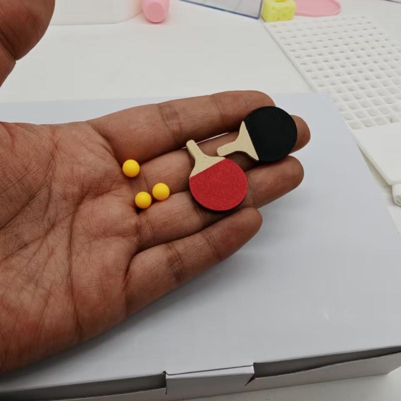 1 Takım Dollhouse Minyatür Pin - Table Tennis Olympics incelemesi ve fiyatı